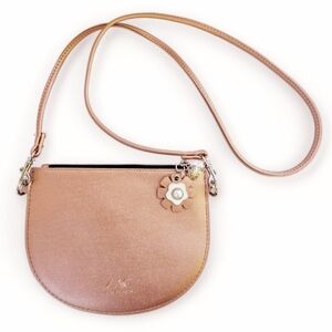 Zac Posen Rose Gold Crossbody Bag.